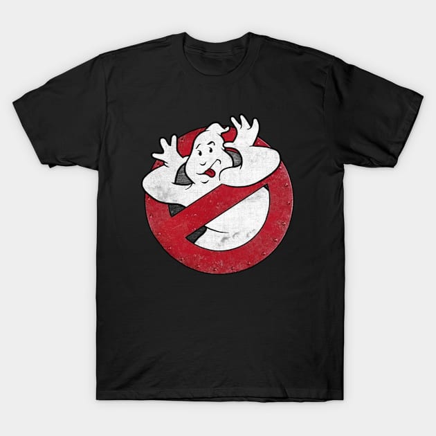 GHOSTBUSTIN' 911 Retro Phooey Ghost Logo T-Shirt by TCGhostbusters